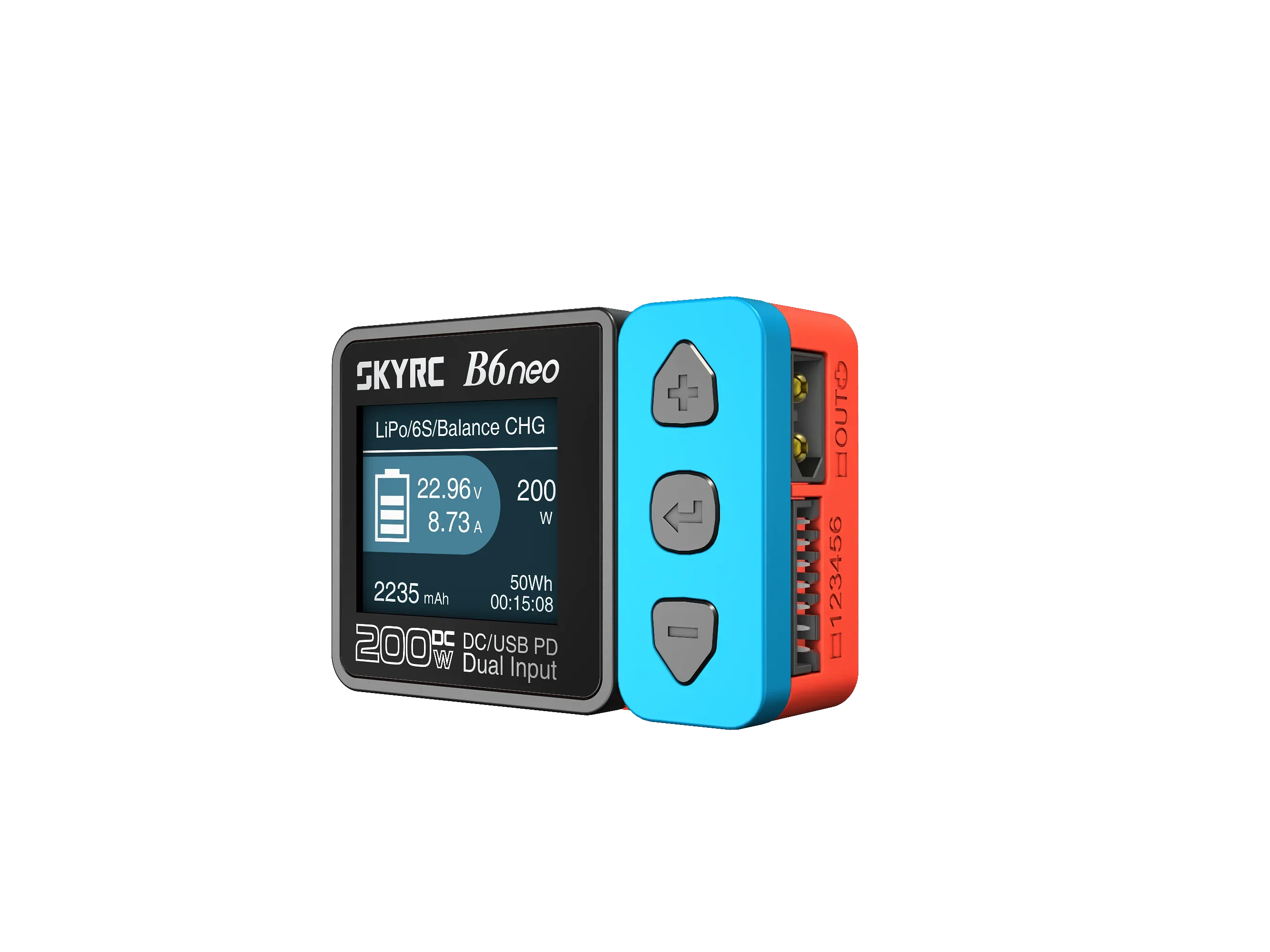 SKYRC B6neo Smart Charger DC 200W PD 80W Lipo Battery Balance Charger Discharger for RC Car Airplane FPV Drone Boat SK-100198