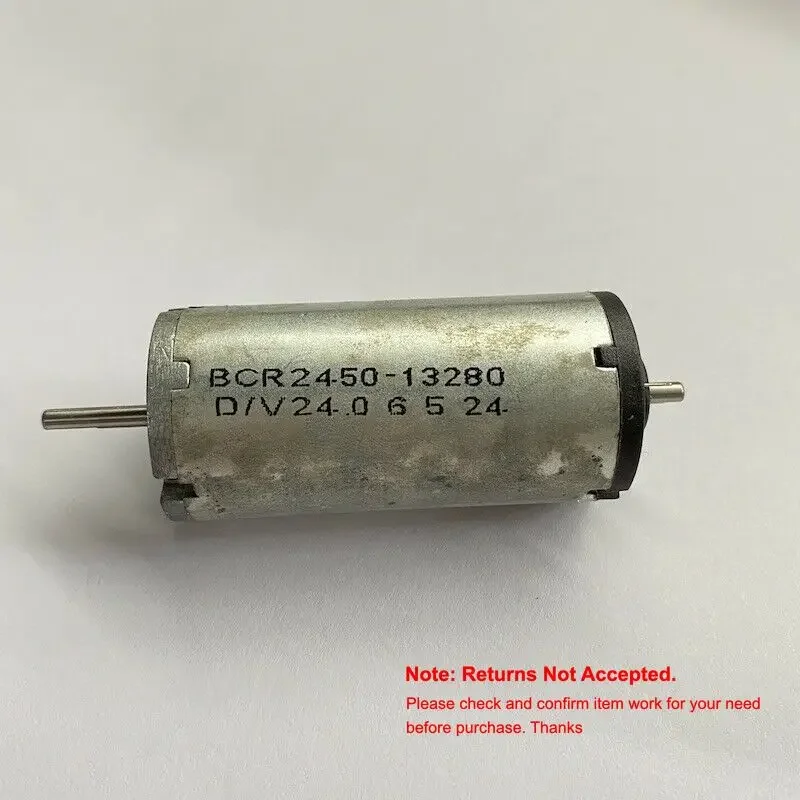 BCR2450 24mm*50mm Round Cylinder Electric Motor DC 12V-24V Strong Large Torque dual shaft