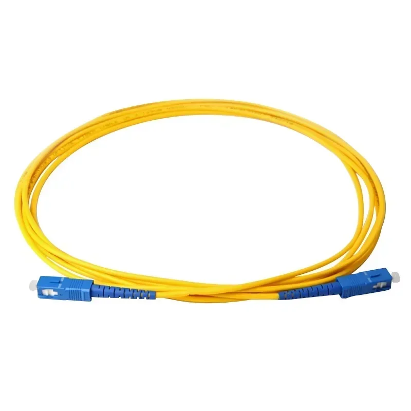 10PCS 1M LC UPC to SC UPC Single Mode Simplex Fiber Optic Cable 2.0mm/3.0mm FTTH Patch Cord Duplex JumperGoods in stock