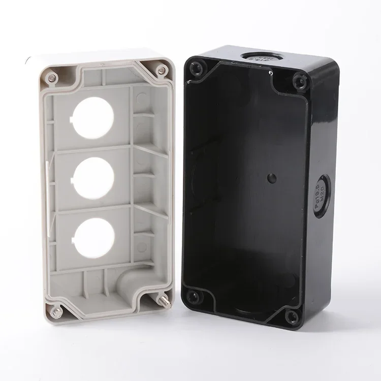 مقاوم للماء زر صندوق التحكم ، موقف حفرة ، مؤشر التبديل الصناعة ، الضوء ، البلاستيك حالة وقف الطوارئ ، 22 مللي متر ، 12345 #3