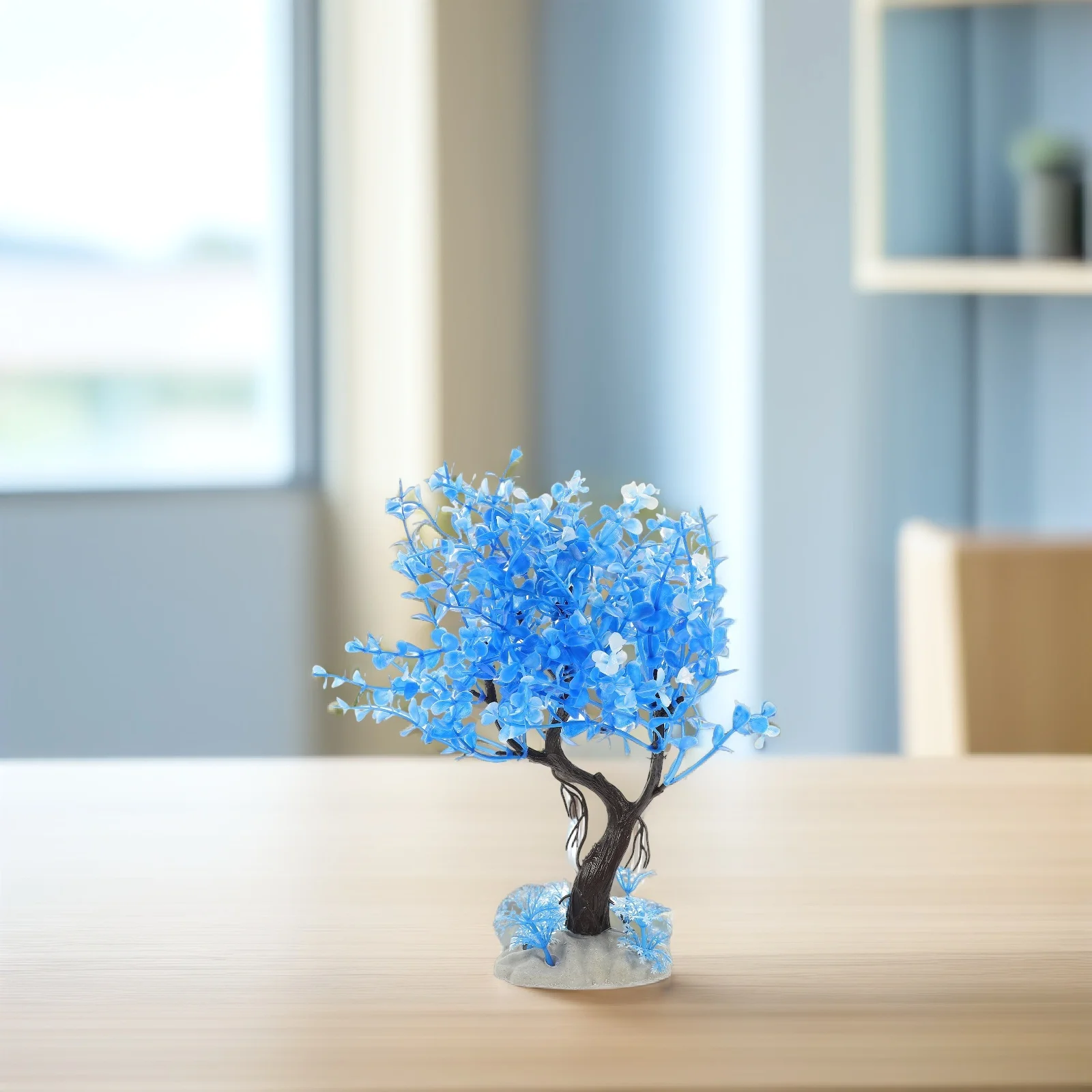 

Simulated Pine Tree Aquarium Decorative Landscape for Fish Tank Wear-Resistant Artificial Plant Creative Desktop Tank Decoration