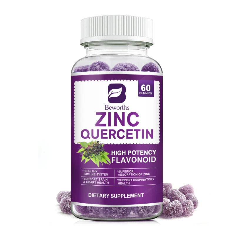 Quercetin Gummies - Quercetin with Bromelain, Vitamin C, Zinc & Elderberry