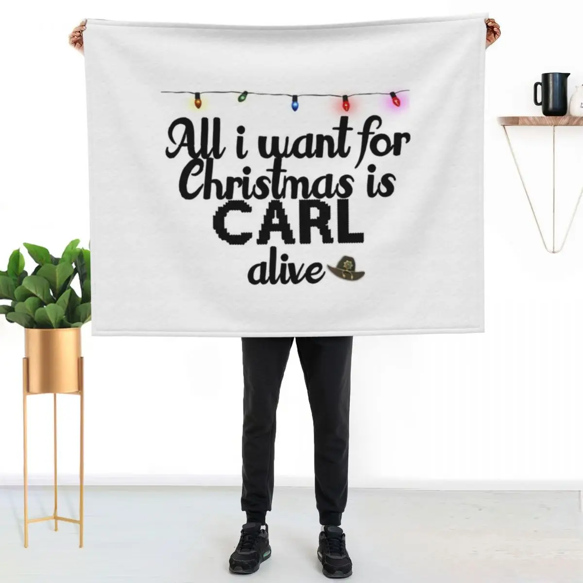 

Carl Grimes Throw Blanket Year Round Soft Comfortable Blanket for Home