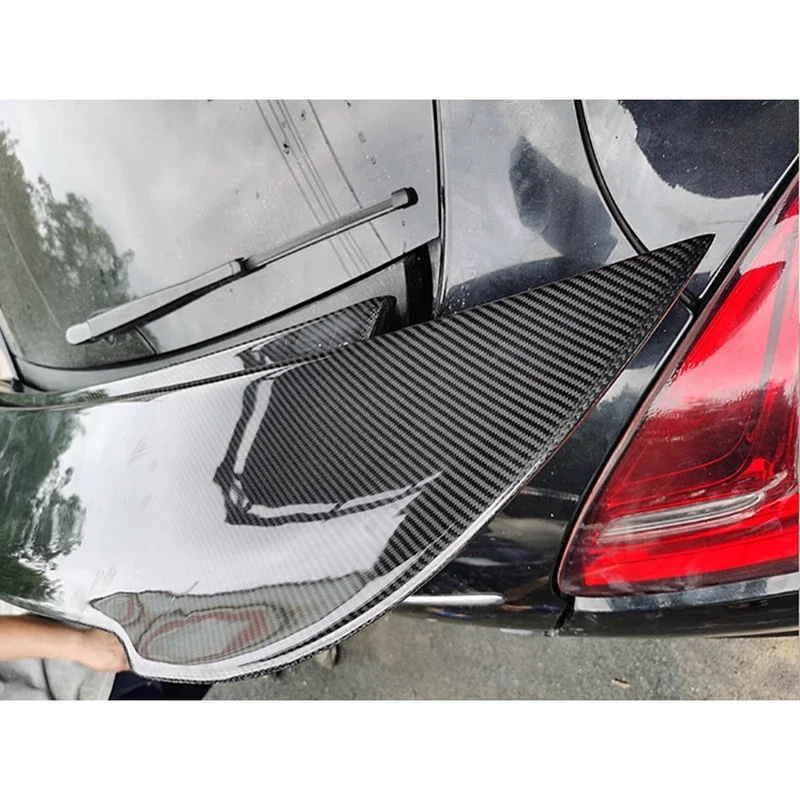 

For Porsche Panamera 970 970.1 970.2 Carbon Fiber Tail fins Rear Trunk Spoiler Guide Wing Rear Wing diverter Auto parts body kit