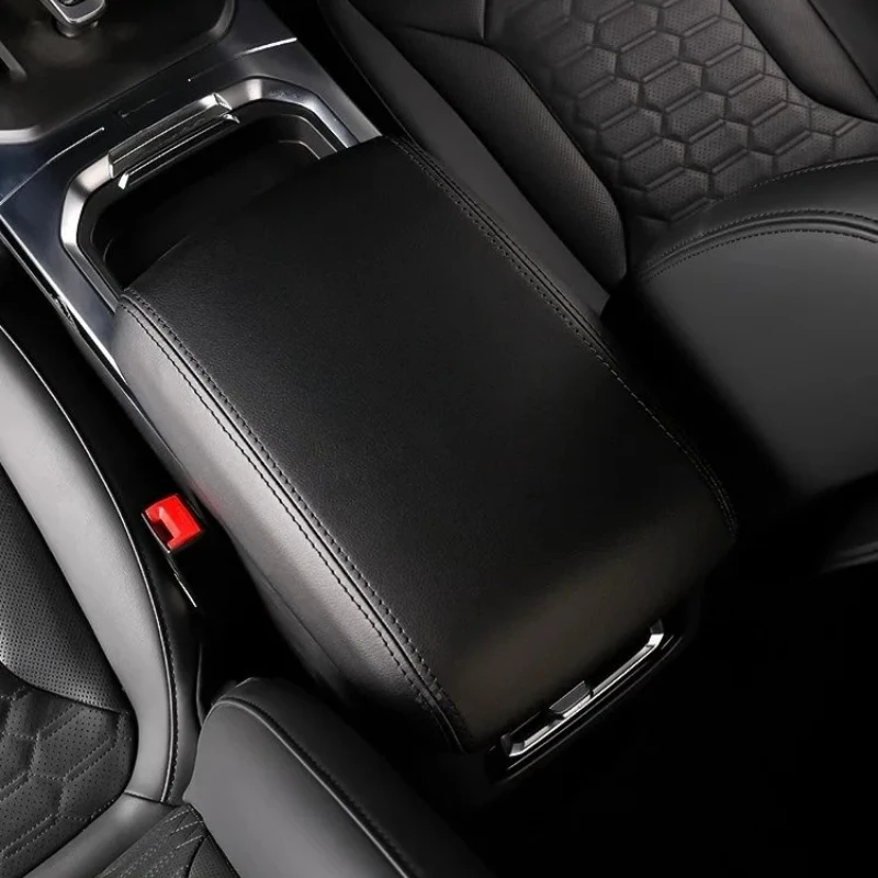 For New BJ BAIC 212 T01 Car Center Console Armrest Box Cover Leather Pad Handrail Box Scratch Resistant Protective Mat Cover detail image 4