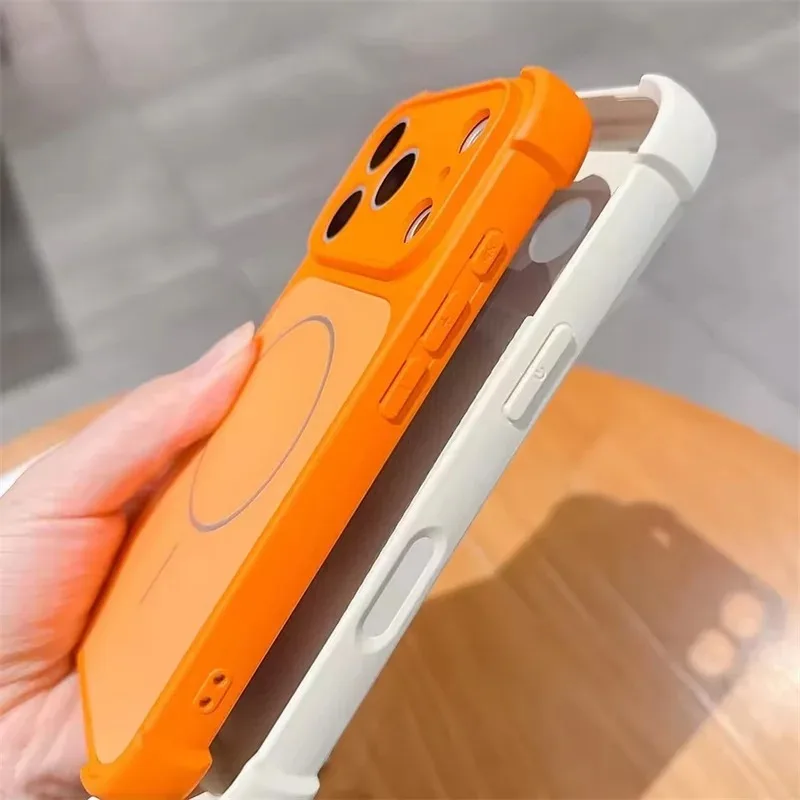 For Magsafe Liquid Silicone Bumper Phone Cases For iPhone 18 17 16 14 13 15 Pro Max Air Case Magnetic Charge Shockproof Cover - view 3