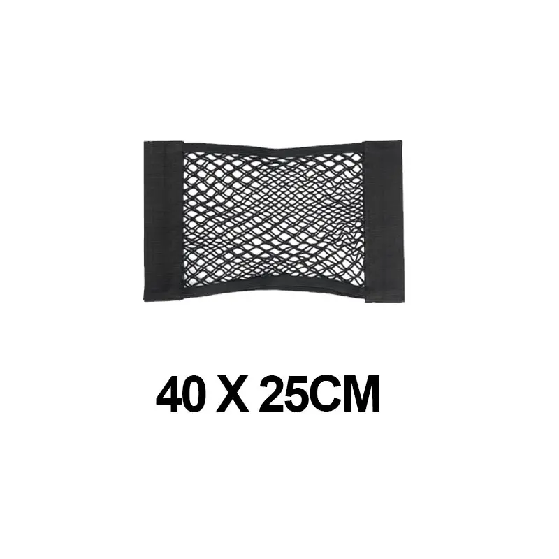 BLALION Kofferraum-Aufbewahrungstasche Nylon-Netznetze Auto-Kofferraum-Organizer Elastische Schnur Gepäckhalter Tasche Auto-Aufbewahrung und -Ordnung
