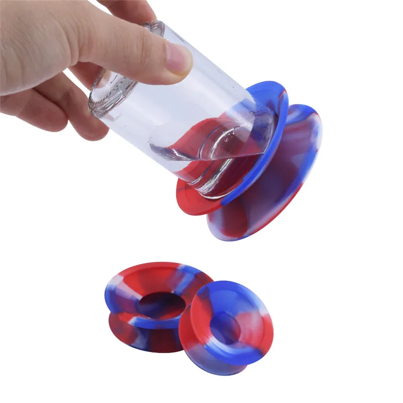 Black Color Silicone Material Cleaning Cap for Glass Bottle Sealing Cover Cleaning Tool