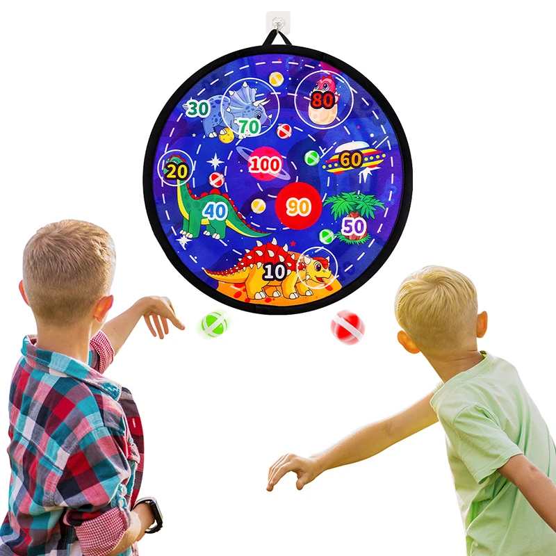 لوحة صلبة كبيرة للأطفال لعبة كرة لزجة كرة لزجة داخلية لوحة هدف رمي السهام في الهواء الطلق كرة شفط الوالدين والطفل