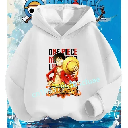 

Hot One Pieces Hoodie Set Kids Luffy Clothes Boys Girls Clothing Children's Jersey Sports Suit Autumn Hoodie Pants 2-piece Set