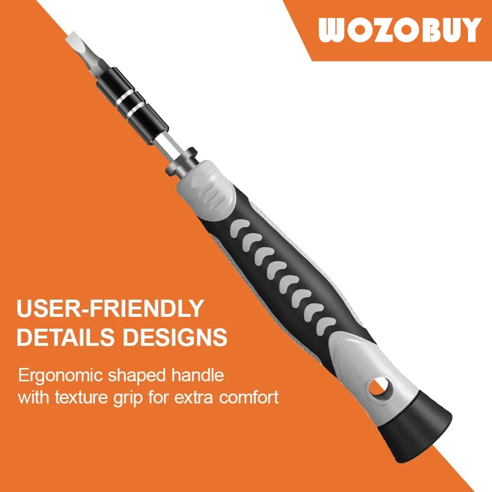 WOZOBUY Verbesserte Präzision Schraubendreher-satz 130 in 1 mit 120 bits Reparatur Tool Kit für Elektronik iPhone Jewelers Spiel Konsole
