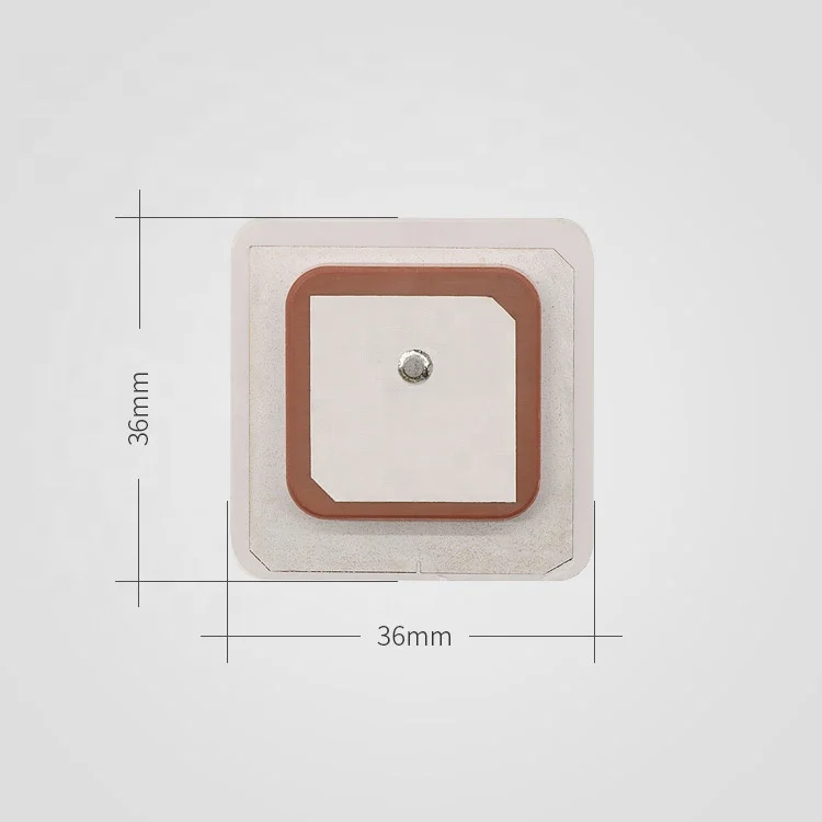High Quality 25*25mm Single Feed Stacked Patch GPS L1 L2 Passive Antenna GNSS