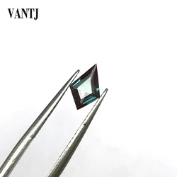 VANTJ Lab Grown Alexandrite Loose Gemstone Kite Cut for Silver or Gold Mounting Diy Fine Jewelry Wonem Gigt