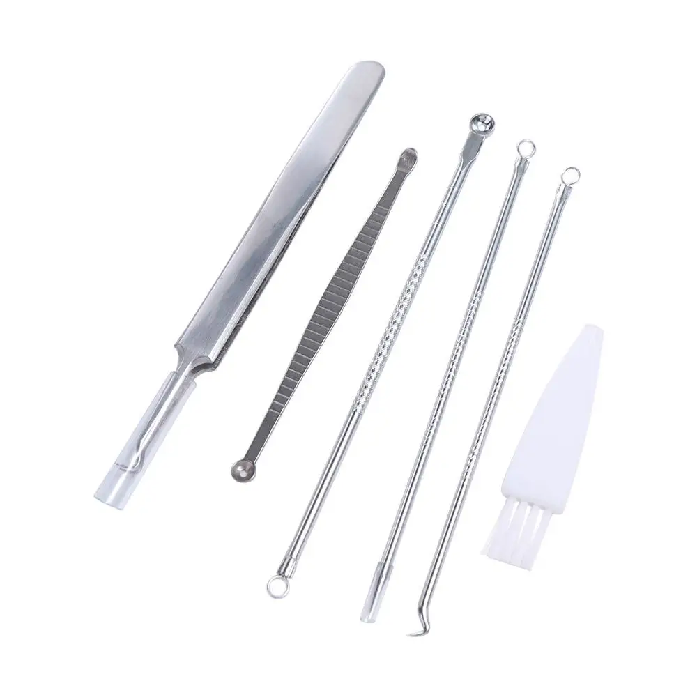 Ultrafijne celpuistjes Mee-eter Clip Moeitebesparend Lichtgewicht Acne Pincet Roestvrij Sterke Acne Naald Removal Tool Salon
