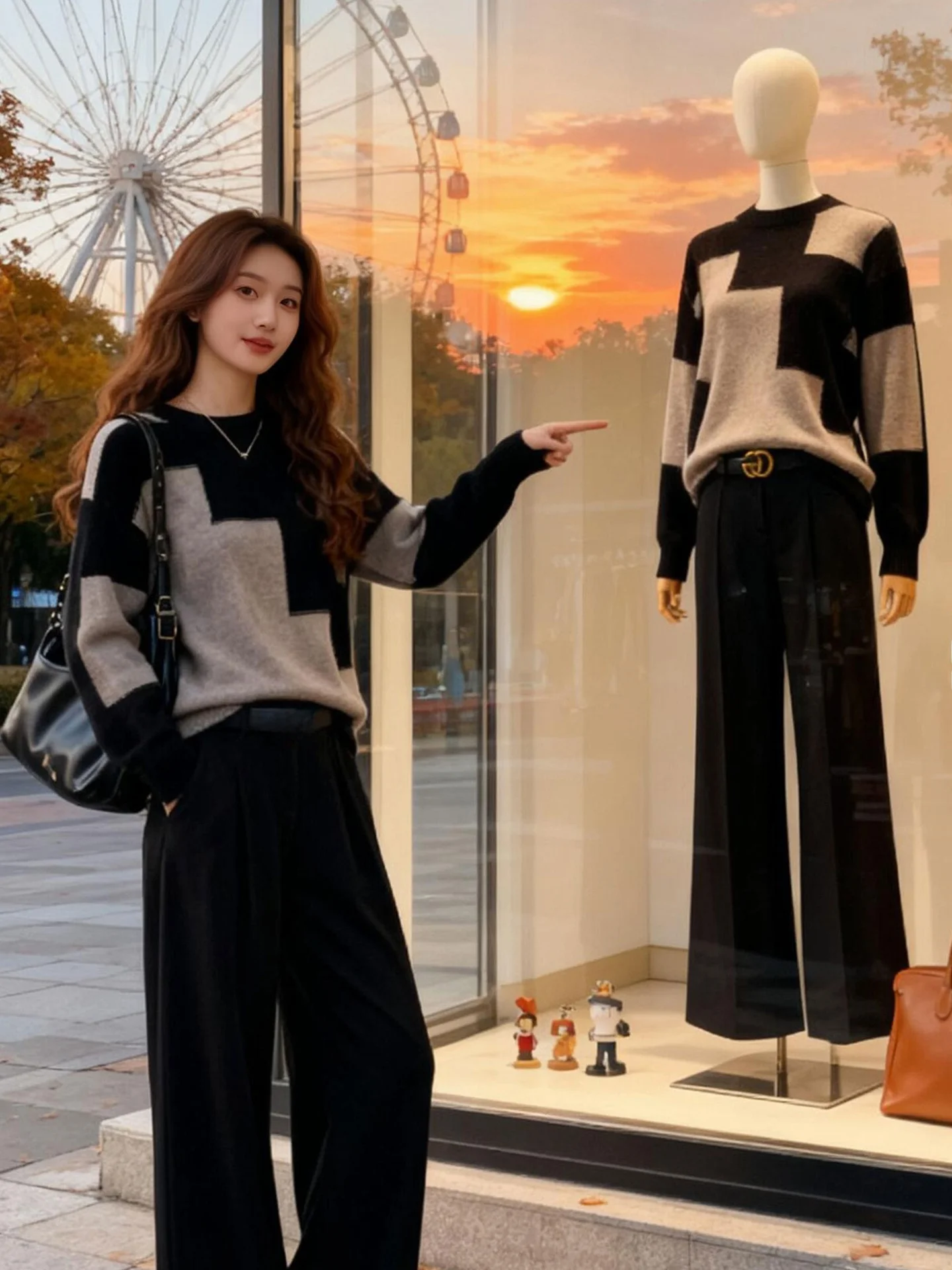 

Свитер Camere Color Blo, простой дизайн, длинный све, повседневный зимний топ, роскошный корейский Sle, прямой крой