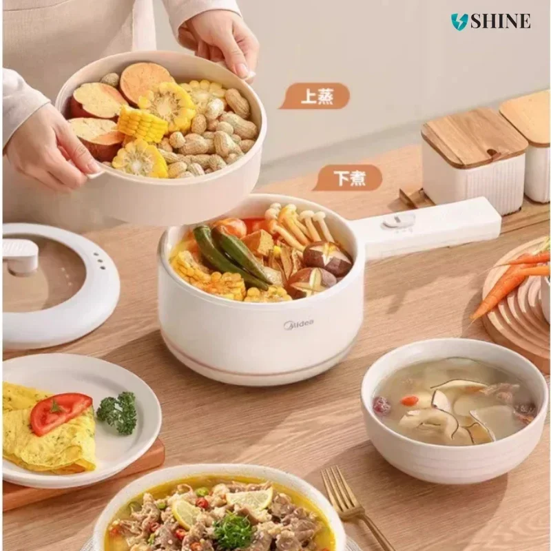 

Electric cooker Small multifunctional hot pot Small and practical for cooking noodles suitable for small families and dormitorie