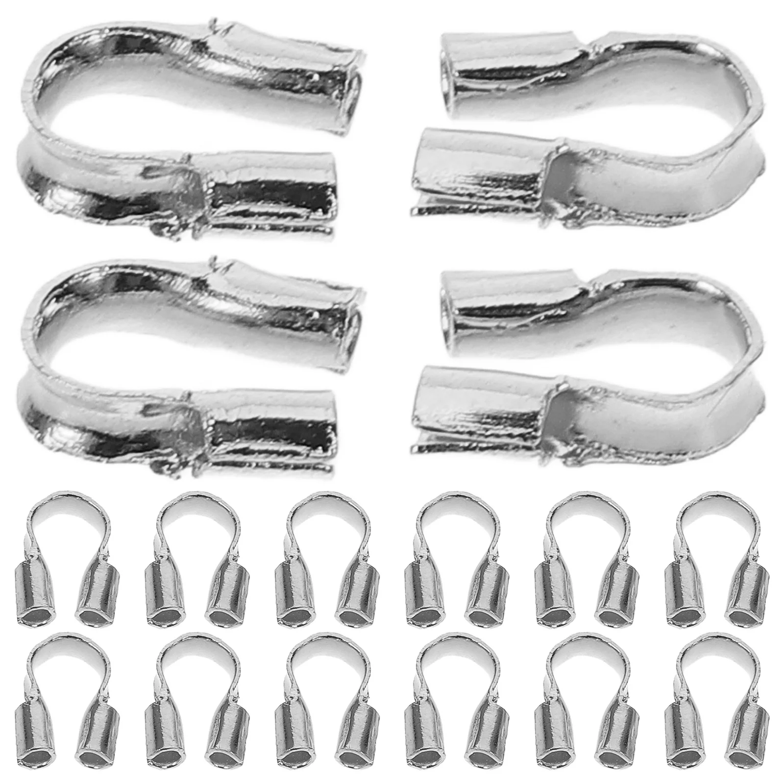 100 قطعة U شكل سلك الحارس النحاس الموضوع الحرس Diy بها بنفسك صنع المجوهرات أقراط أساور القلائد الاكسسوارات الحرفية العرض #2