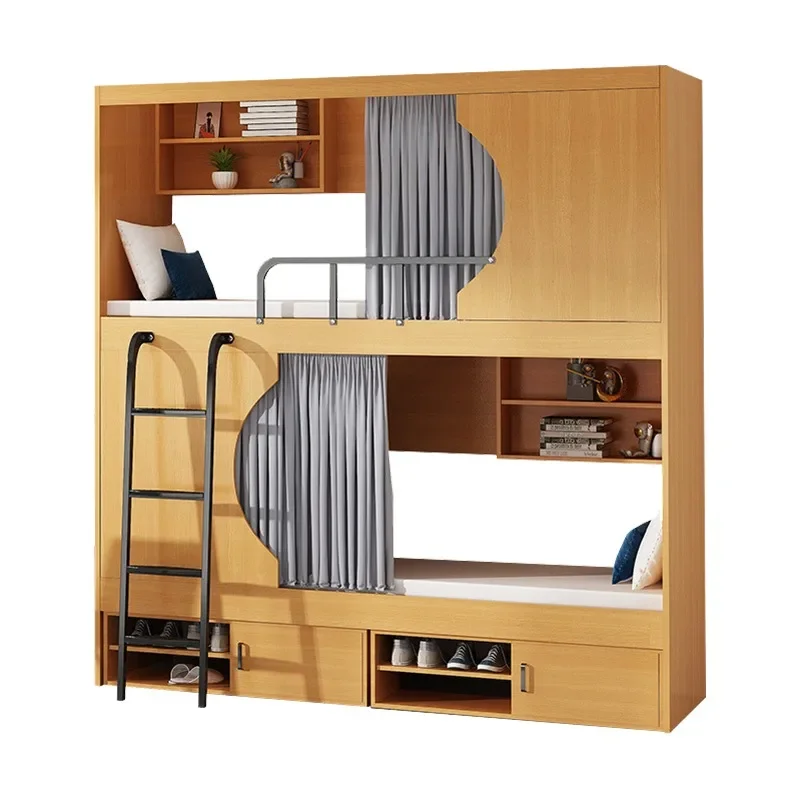 퀸 섹셔널 기숙사 침대 침실 더블 Bedgeraamte 럭셔리 이층 침대 기숙사 침대 풀 사이즈 Cama De Casal 학교 가구