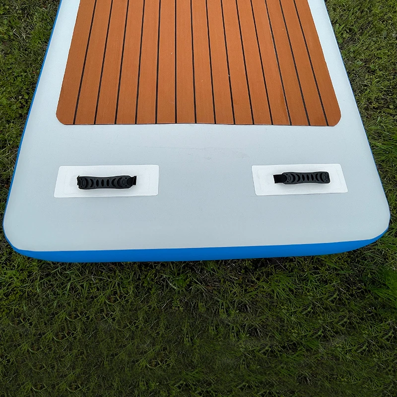 Tapis de Yoga Gonflable avec Polymères de bug astique, Piste d'Air pour Piscine, Point de Goutte d'Eau, Tissu Flottant, Fitness, dehors Aquatique, Dwf