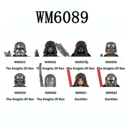 WM6089 Building Blocks 8 pcs/set The Kningts Of Ren Starkiller Brick Figure   WM955 WM956 WM957 mini Assembly Toys WM961 WM962