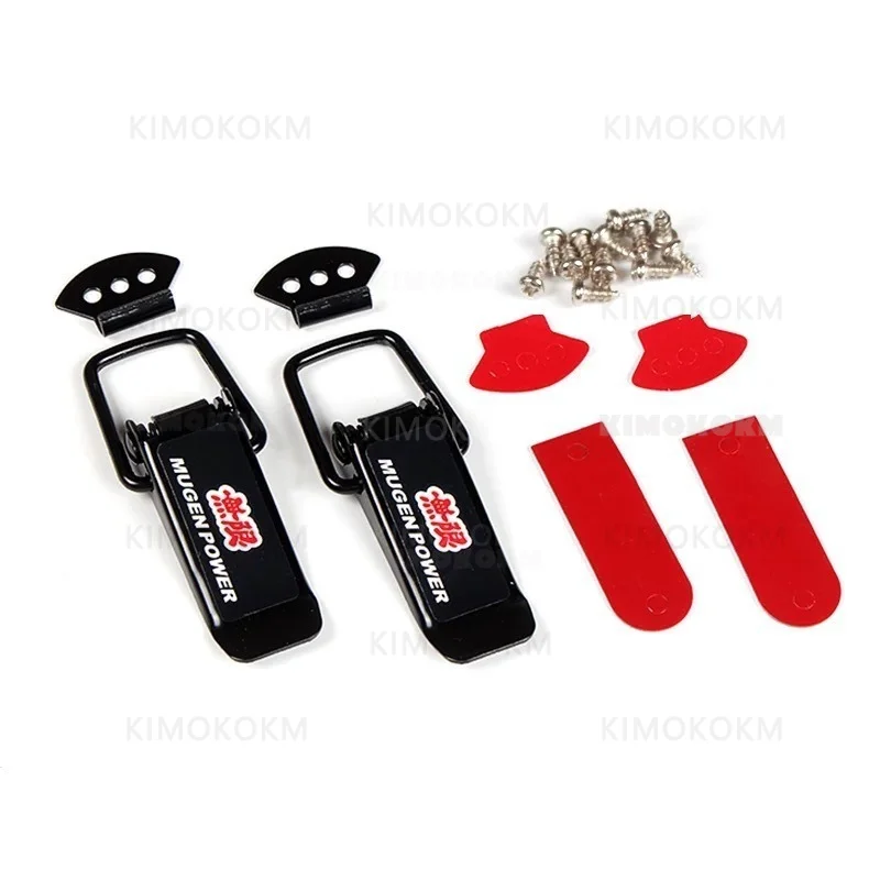 2Pcs/Set Universal For MUGEN Hood Pin Bonnet Lock Kit Tunning For Honda Mugen Power Logo Typer Civic Accord CRV Auto Styling ﻿ ﻿