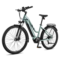 FAFREES FM8 Adult Electric Bike, 250W Mid-Drive Electrical Road Bicycle, 36V 14.5Ah City E-bike, 27.5\