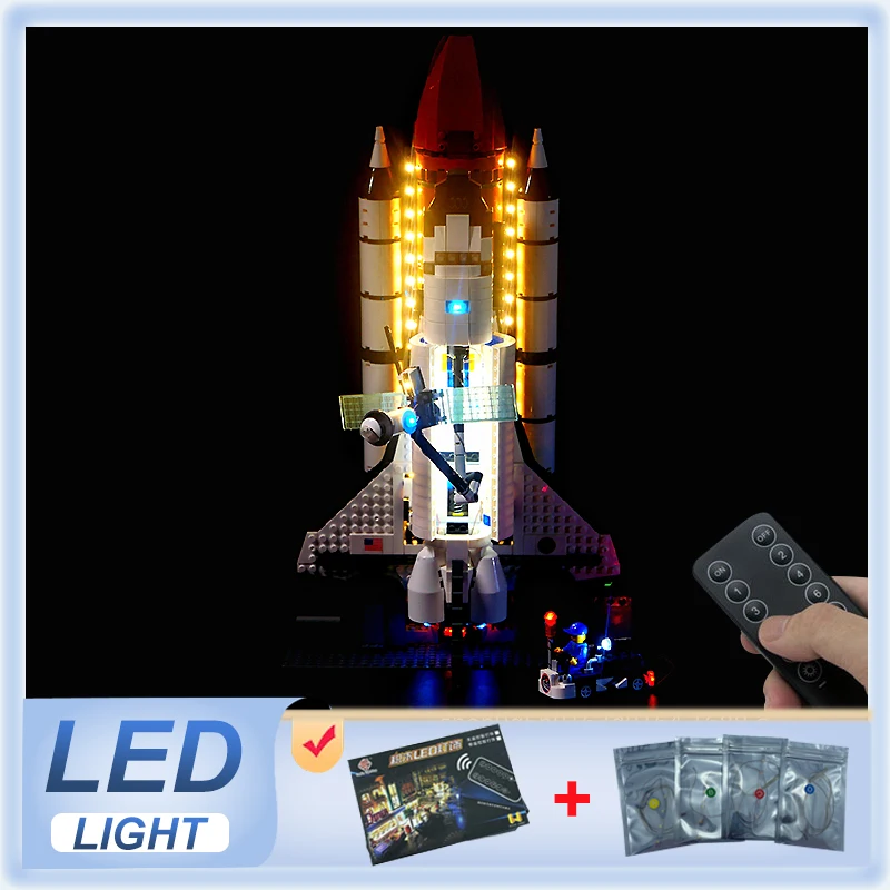 DIY RC LED Light Kit For LEGO 10231 Shuttle Expedition   (Only LED Light,Without Blocks Model)