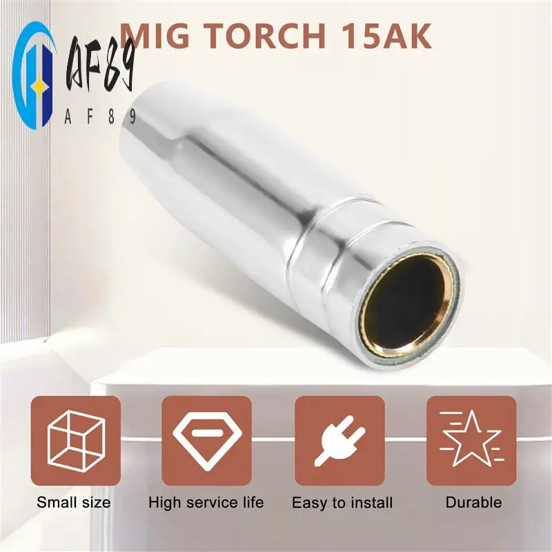 

AF89-13Pcs 14AK Welding Torch Consumables MIG Torch Gas Nozzle Tip Holder Of 15AK MIG Welding Torch