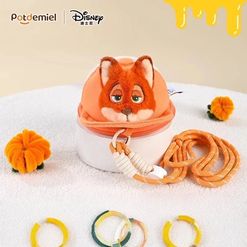 

Плюшевая сумочка-кошелек Disney Zootopia в форме мини-шляпки Ника Уайлда и Джуди Хоппс для детей, для повседневного использования и путешествий