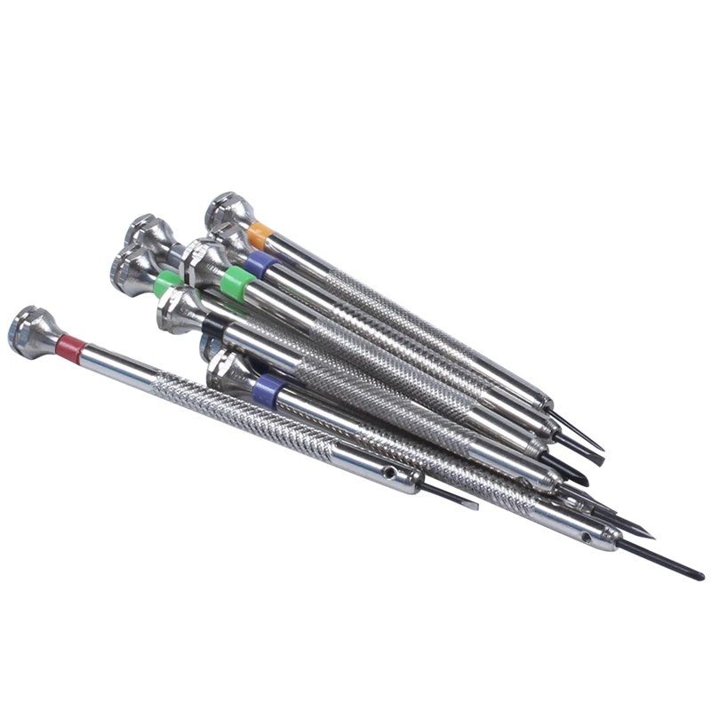 9Pcs 0.8Mm-2.0Mm Watch Screwdriver Screw Driver Kit Repair Tools Set For Watches Glass