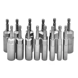 1Pc 5.5-19mm Lengthen Electric Drill Socket Head Bolt Nut Driver Bit Impact Drill Bits Adapter Socket Wrench Extension Bar