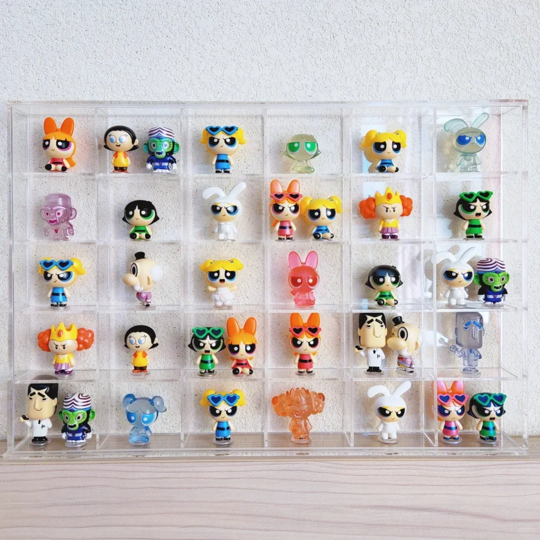 Blossom Bubbles Buttercup Mini figura The Powerpuff Girls Blind Bag Box adorno de escritorio kawaii recoger regalo juguete ins popular