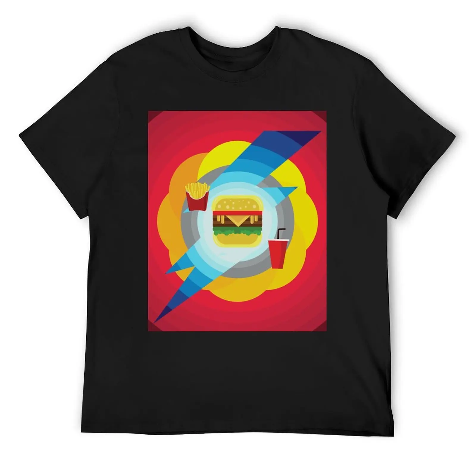 

Combo Burger T-Shirt aesthetic clothes oversized Clothing men t shirts