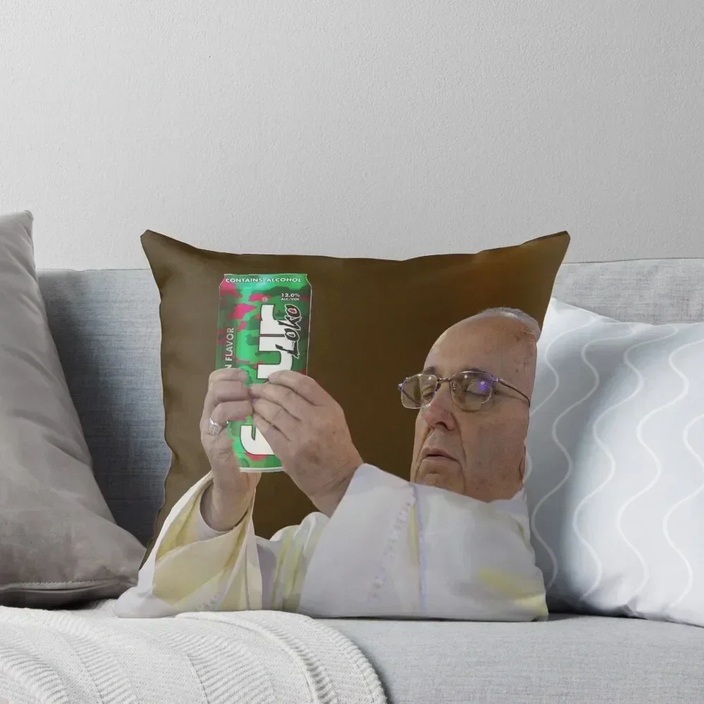 

The Pope Four Loko Throw Pillow Sofa Covers For Living Room christmas pillowcases christmas supplies Custom Cushion Photo pillow