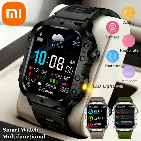 Xiaomi Multifunctional Smart Watch New Wristwatch Health Monitoring Wireless Smart Watch For Outdoor Sports With LED Flashlight