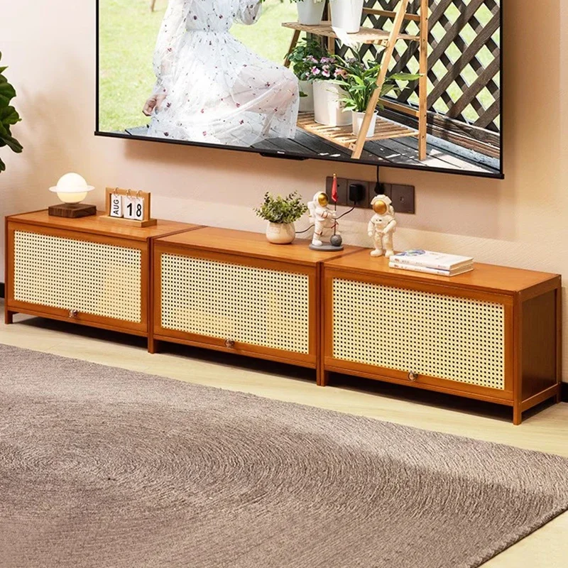 Minimalist Aesthetic TV Cabinet Midcentury Elegant Glamour Premium TV Stand