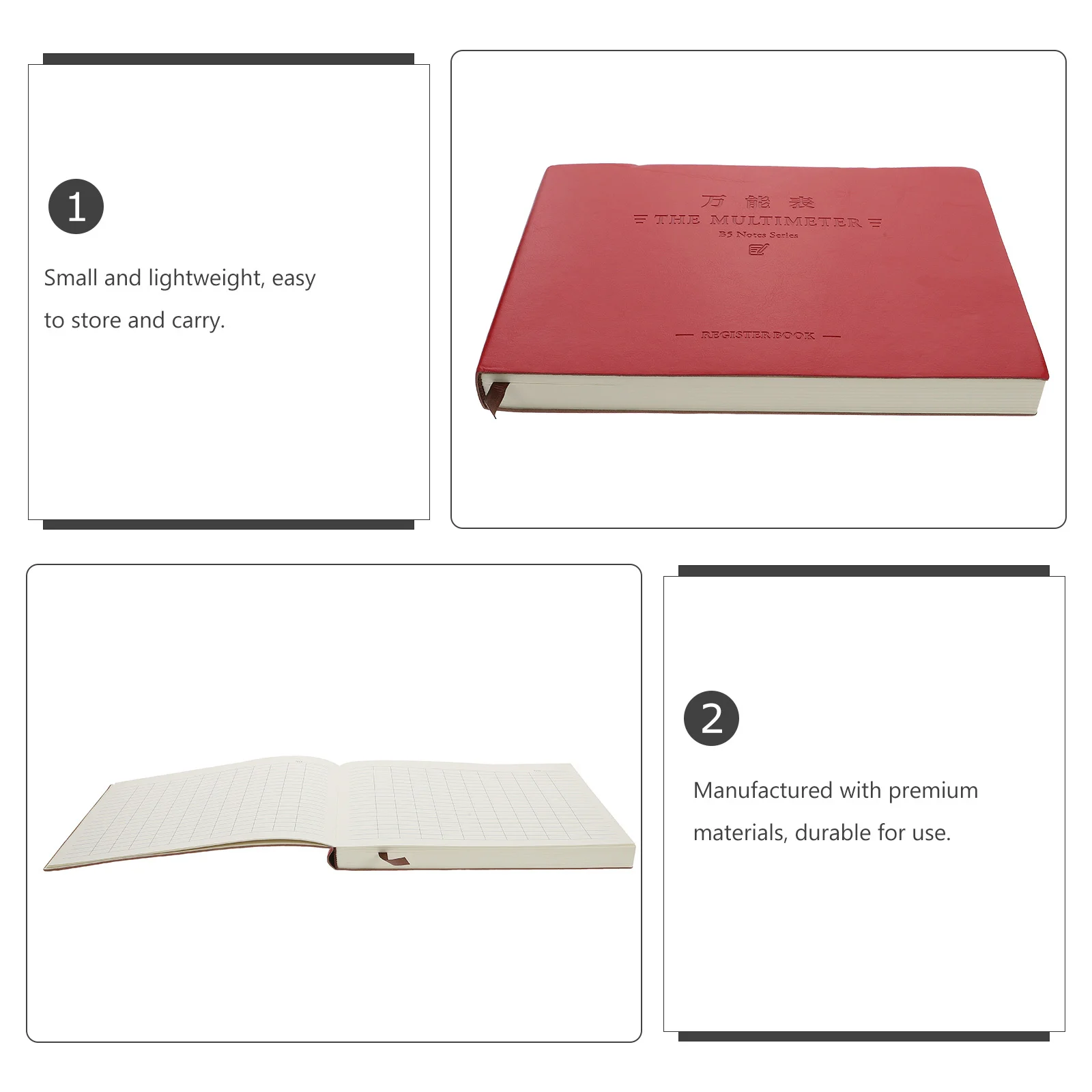 1Pcs Account Book Premium Form Handbook for Office School Use Universal Bookkeeping Concise Practical Form Book