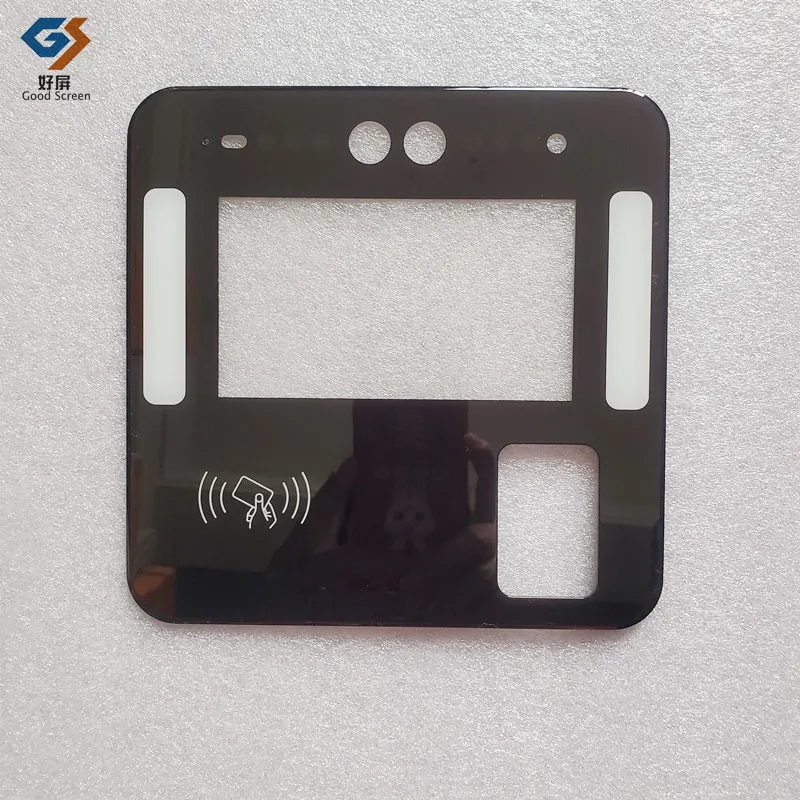 

Black 5Inch Face recognition work punch card capacitive touch screen digitizer sensor external glass panel P/N HZYCTP-502696B