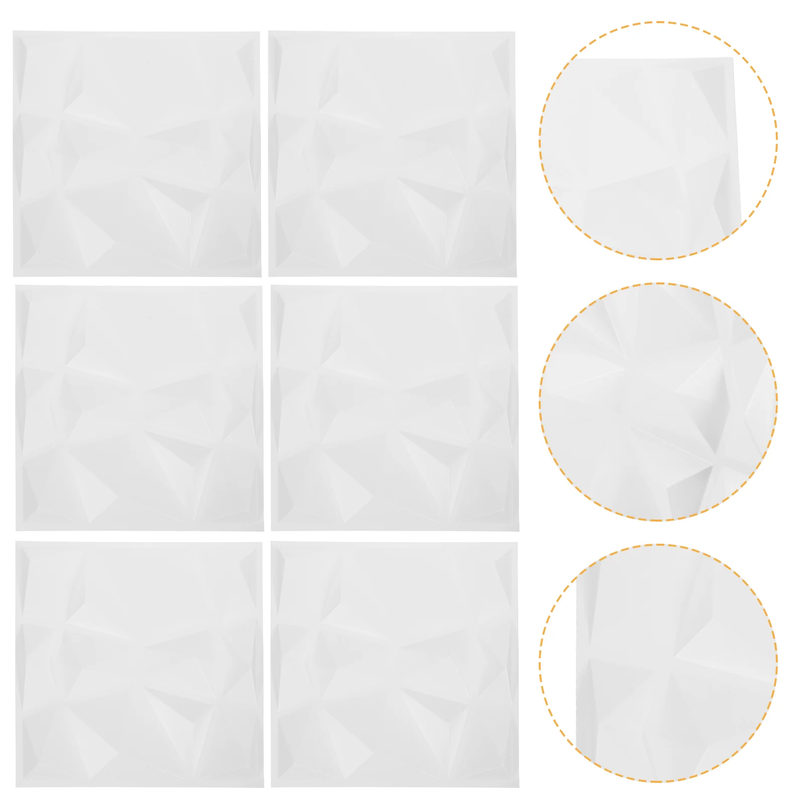 Wall Decor Three-dimensional Panel for Living Room 3d Background Sticker Pvc Work