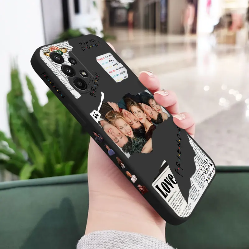 Central Perk Coffee Friends Phone Case For Samsung A54 A34 A73 A53 A23 A14 A13 A03 A03S A04 A04S A04E A72 A52 5G Silicone Cover