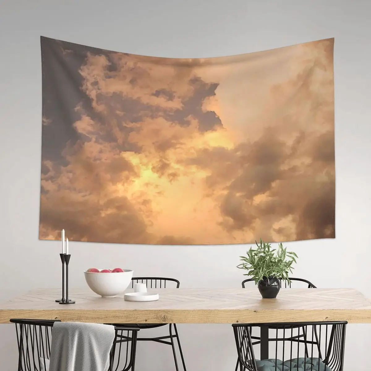 

Stormy Weather Nighttime Aesthetic Sunset Tapestry Wallpaper Cute Room Things Things To Decorate The Room Tapestry