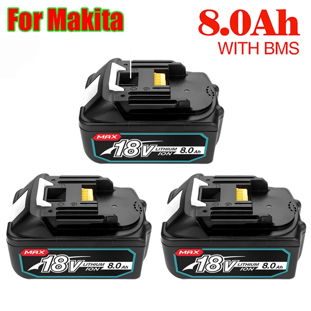 

2024 обновленный оригинальный Makita BL1860 BL1850B BL1850 BL1840 BL1830 BL1820 BL1815 LXT-400 сменный литиевый аккумулятор