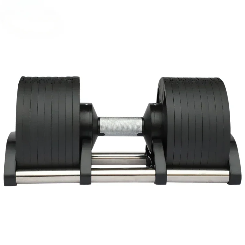 Adjustable Dumbbell Pair 2kg(5lb) or 4kg(9lb) Increase Max 45kg(100lb) Home Fitness Dumbbells