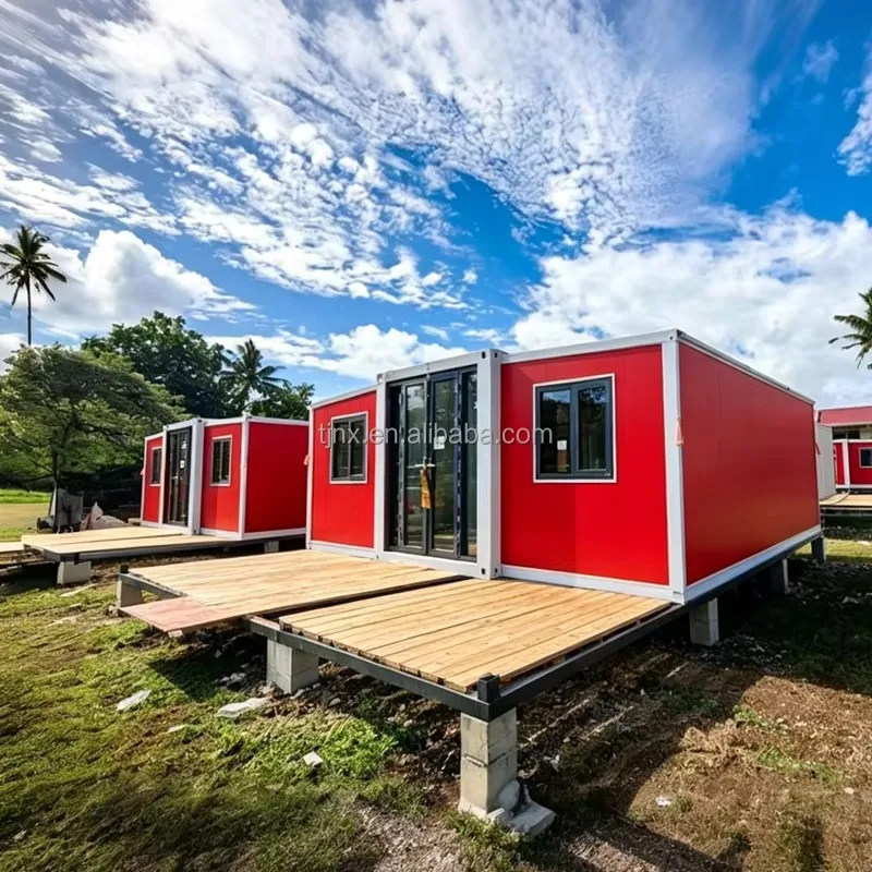 Compact Foldable Tiny Container House Space Saving Folding Design Flexible Layout Portable Prefab Cabin For Backyard Studio