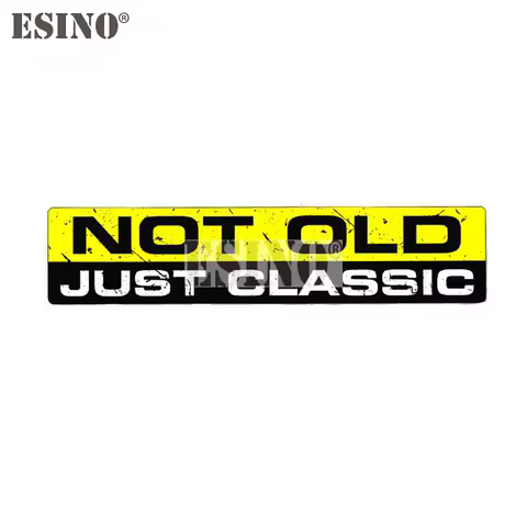 Creative Funny Not Old Just Classic Cartoon PVC Waterproof Car Body Sticker Pattern Vinyl