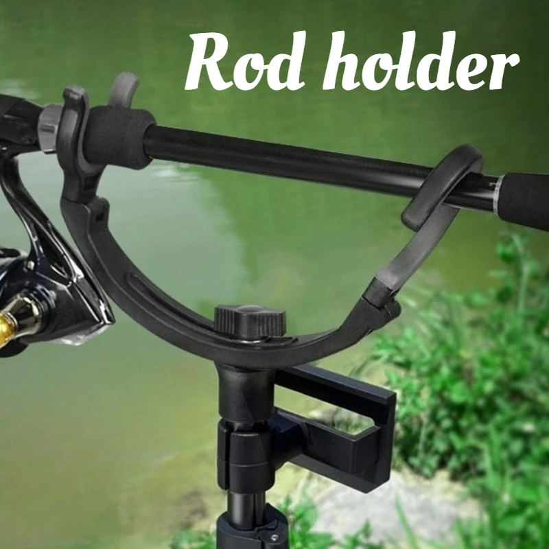 

Outdoor 360-degree Rotating Portable Fishing Rod Holder Aluminum Alloy Lightweight Fishing Rods Holder Equipment Tackle Supplies