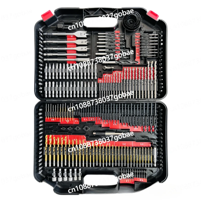 Cross-border household 246-piece set, drill set, hole opener, twist drill batch head, cement drill