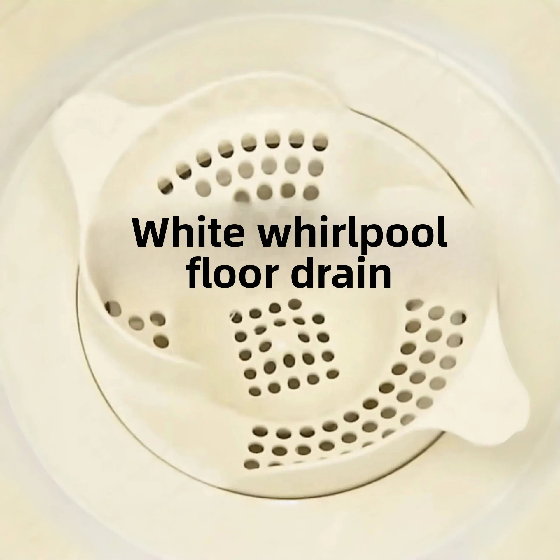 Somenie Whirlpool floor drain, bathroom drain cover hair collector bathroom rotating anti insect and anti blocking filter screen