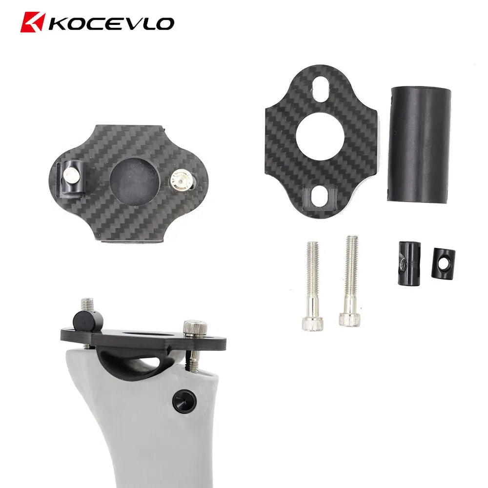 Kocevlo Carbon Bicycle Stem Top Cap with Screw For F12 Seatpost Carbon top cover stem cover