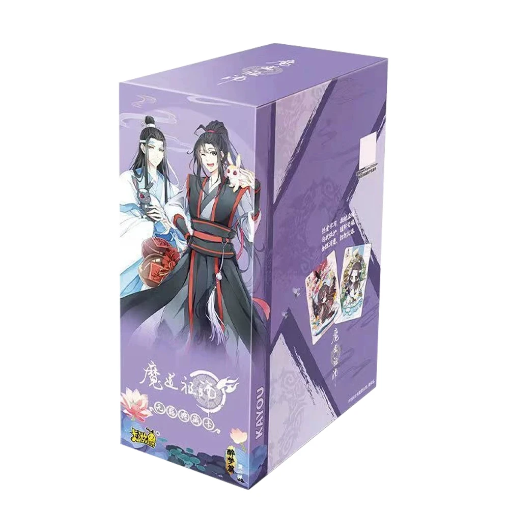 KAYOU Original MO DAO ZU SHI Collection Cards Classic Popular Pure Love Novels Anime High Quality Character Card Teen Hobby Gift